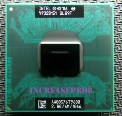 Intel Core 2 Duo T9600 2.80 GHz CPU 2Cores 6MB Socket P 1066MHz Processor - Image 1 of 4
