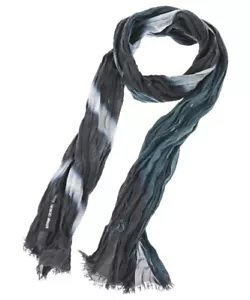 GIORGIO ARMANI Stoles BlackxBluexGray(Tie-dye) 2200548115046 - Picture 1 of 3