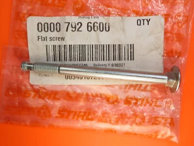 Cultivador Stihl MM55, MM55C, MM55-Z, tornillo plano 0000-792-6600 genuino Stihl Foto 1 de 4