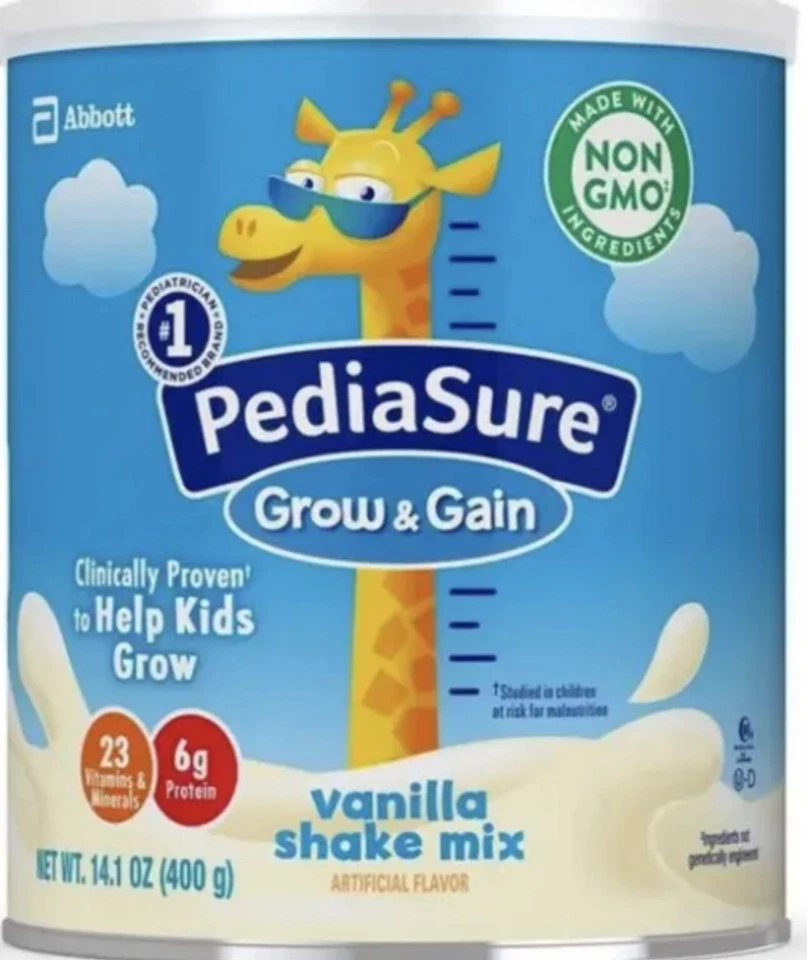 Mezcla de batido PediaSure Grow & Gain en polvo, vainilla 🍦14,1 oz bote Foto 1 de 1