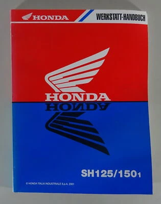 Workshop Manual Honda SH 125 / 150 Model Year 2001 - Image 1 of 3
