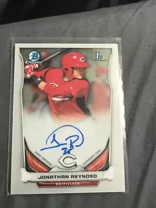 2014 Bowman Chrome Prospect Autographs #BCAPJRE Jonathan Reynoso reds! - Picture 1 of 1