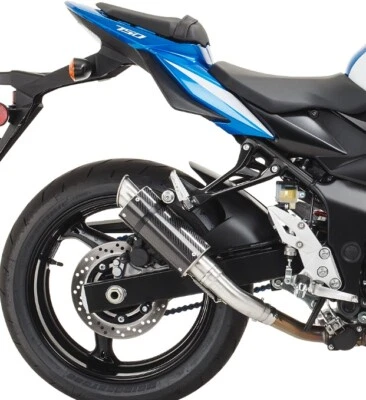 Hotbodies Racing MGP Carbon Fiber Exhaust Muffler For Suzuki GSX-S 750 / Z 15-23 Foto 1 de 4