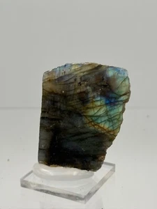 LABRADORITA PULIDA - Madagascar - MADAGASCAR MINERAL COLECCION 4x4x1 B9 - Imagen 1 de 6