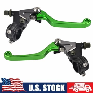 NiceCNC Shorty Clutch Brake Levers For Kawasaki KDX80 1982-1988 KDX200 1983-1985 - Picture 1 of 6