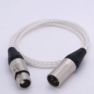 4Pin NEUTRIK XLR Male to Female Audio 8 cores 5N Cable Headphone Extension Cable - Picture 1 of 9