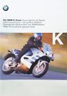 BMW K-Reihe 08/98 Prospekt Brochure Broszura Folleto Catalogue