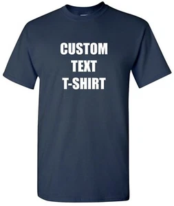 Custom T-Shirt Birthday Gift Business Gifts Customized Personalized Tee Shirt - Picture 1 of 24