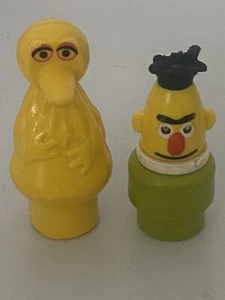 Fisher Price Sesamstraße Ersatz Little People Bert und Big Bird Vintage - Bild 1 von 8