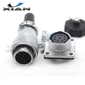 WEIPU WS20 IP67 9Pin Waterproof Aviation Plug Socket,Electrical Power Connector - Picture 1 of 7