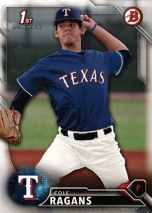2016 Bowman Draft #BD-64 - Cole Ragans FBC - Texas Rangers  16-213 - Picture 1 of 2