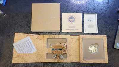 2004 Lewis & Clark Silver Dollar / American Indian Pouch Set Whitney Minthorn 2 - Image 1 of 4