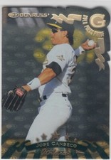 1998 Jose Canseco Donruss Foil GOLD PRESS PROOF Parallel /500- #125 Oakland A's