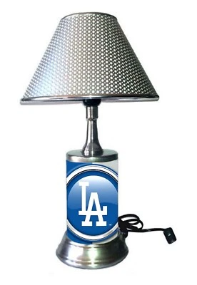 MLB Los Angeles Dodgers table lamp with shade, desk lamp - Image 1 of 3