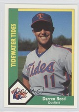 1990 CMC AAA Tidewater Tides Green Backs Darren Reed #25