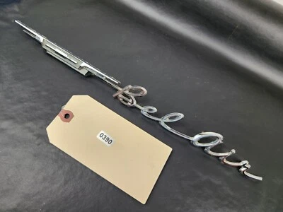 Chevrolet Bel Air 1962 emblema de escritura pieza GM # 4843777 vintage 0390 A12 Foto 1 de 4