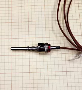 WatlLOW 30DKTGXO72X0164 K Thermocouple Temperature Sensor Bayonet Style 3/16" - Foto 1 di 5
