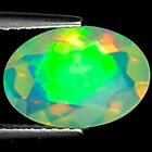 1.42 Ct Natural Ethiopian Faceted Opal Gemstone Multi Color Oval Cut