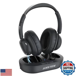 ANSTEN Wireless Headphones for TV with Universally Compatible Transmitter Cha - Picture 1 of 5