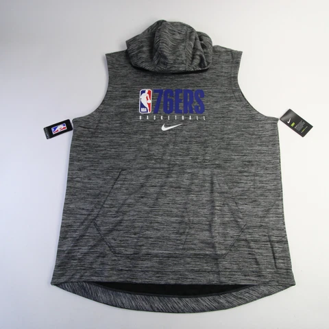 Philadelphia 76ers Nike NBA Authentics Sweatshirt Men's Gray/Heather New Cover