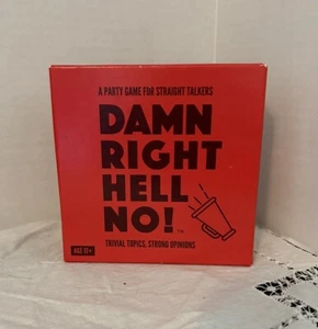 Hygge Boardgame Damn Right Hell No! Party Game Adult 17+ Conversation Starter  - Picture 1 of 7