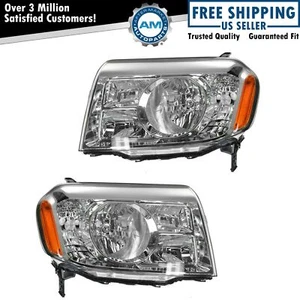 Headlight Set Left & Right For 2009-2011 Honda Pilot HO2518125 HO2519125 - Picture 1 of 4