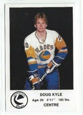 1983-84 Saskatoon Blades (WHL) Doug Kyle