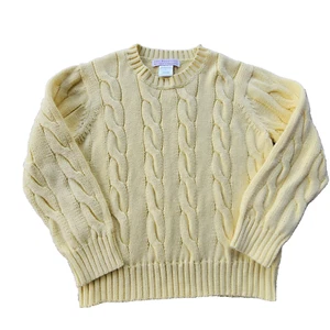 The Beaufort Bonnet Company Cable Knit Pull Over Crewneck Sweater Size 5 Unisex - Picture 1 of 13