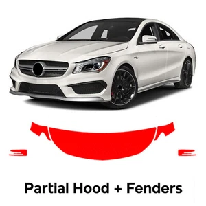 Hood Precut PPF Paint Protection Film For Mercedes Benz CLA45 2014-2016 - Picture 1 of 8