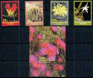 ZAIRE– 2002– FLOWERS  – VF **  - Bild 1 von 1