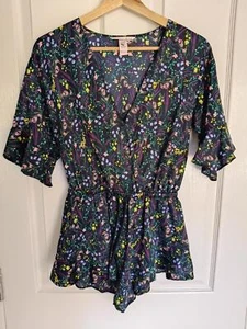 Nuevo - TRAJE FLORAL NEGRO VICTORIA'S SECRET - UK Talla 8 - Imagen 1 de 4
