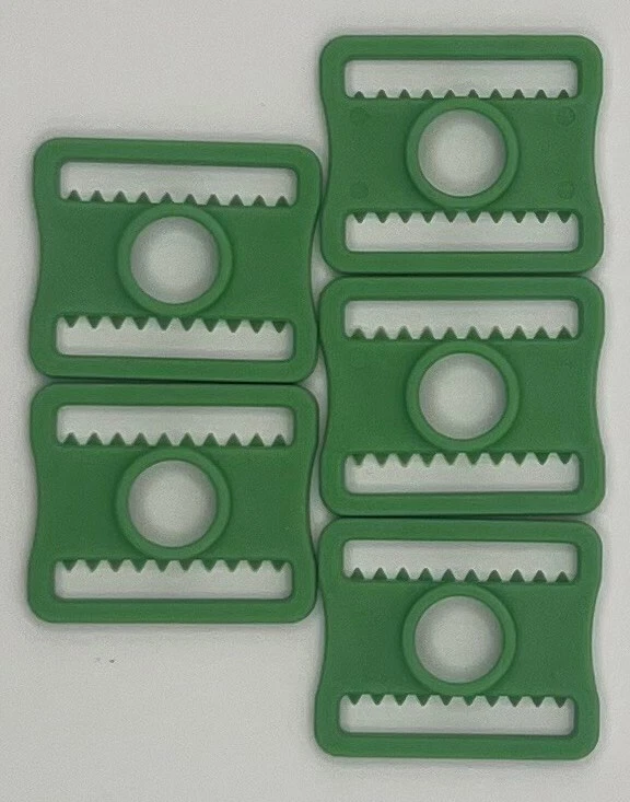 Clips deslizantes máscara de portero verde (juego de 5) Foto 1 de 1