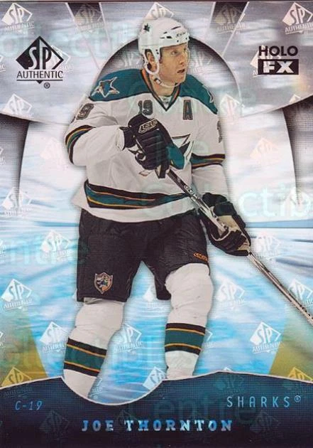 2008-09 SP Authentic Holoview FX #77 Joe Thornton - Image 1 of 1