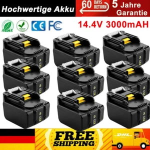 3.0AH Akkus für Makita 14.4V BL1415 BL1450 BL1440 BL1430 Li-Ion LXT LED - Bild 1 von 14