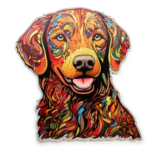 Curly Coated Retriever Auto Aufkleber Hunde Sticker - Picture 1 of 1