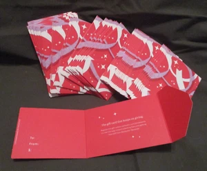 Starbucks~Porta Carte Regalo Vacanze~1 Scatola~48 Porta Carte di Natale Individuali - Foto 1 di 11