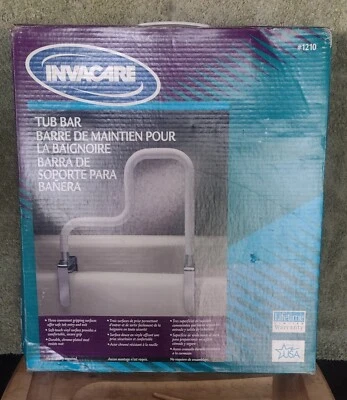 Barra de seguridad para bañera Invacare artículo 1210 no requiere montaje Foto 1 de 3