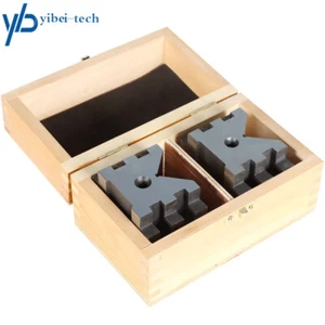 2-3/8" × 2-3/4" × 2" Precision Multi-Use V-Block and Clamp Set Hardened Steel - Picture 1 of 12