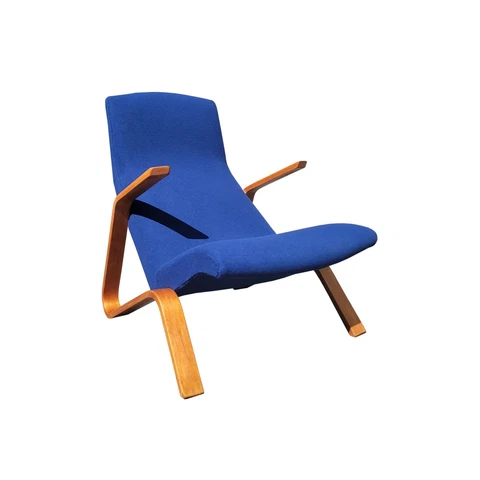 An early mid-century modern Eero Saarinen Grasshopper chair for Knoll Cover