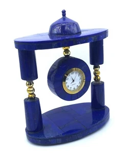 Hochwertige blaue Farbe Lapislazuli Uhr - Uhr - Lapisuhr - Lapisstein - Bild 1 von 5