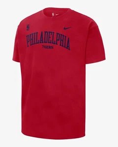 Nike Men's Philadelphia 76ers Courtside Max90 T-Shirt 2XL - Picture 1 of 1