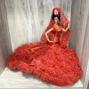 Muñeca Bailarina Flamenca Vintage Marin Chiclana España - Imagen 1 de 4