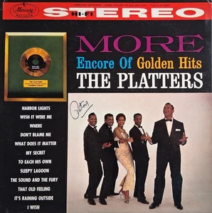 The Platters More Encore of Golden Hits Vintage 12" Vinyl 33 RPM LP Record 1960 - Imagen 1 de 4