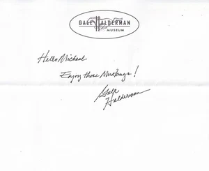Gale Halderman Signed Autographed Paper Designer of the Ford Mustang Rare! - Picture 1 of 2