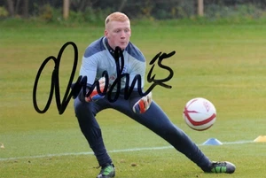 ENGLAND & ROTHERHAM: CAMERON DAWSON SIGNED 6x4 ACTION PHOTO+COA - Picture 1 of 1