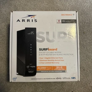 Arris Surfboard DOCSIS 3.0 Cable Modem & WiFi Router (BRAND NEW NEVER OPENED)  - Picture 1 of 7