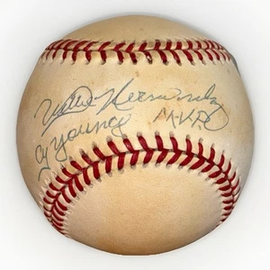Willie Hernandez 1984 CY MVP Inscribed Autographed Rawlings Official AL Baseball - Picture 1 of 8