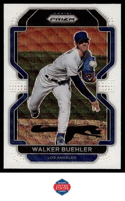 2022 Panini Prizm #72 Walker Buehler White Wave Prizm - Image 1 of 2