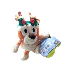Mochila de felpa azul Dan Dee Reindeer Bingo clip 6" - Imagen 1 de 2