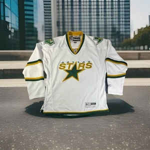 2008-2009 Dallas Stars Reebok White Game Jersey Blank Name And Number Size Large - Picture 1 of 13